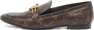 Louis Vuitton Mocassini con logo - Marrone