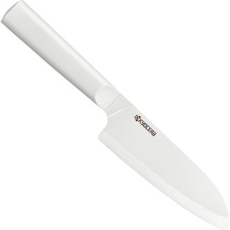 Kyocera INNOVATIONwhite 5.5-Inch Ceramic Santoku Knife, White Blade at Nordstrom