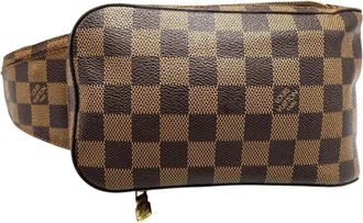 Louis Vuitton Brown Damier Canvas Fanny Pack Sling Bag (Pre-Owned)