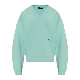 Willy Chavarria Jersey de Lana Chavarria Cuello V - Knitwear - Hombre - Verde - S
