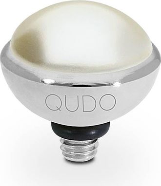 Qudo Bottone Top 0.4 - Silver in Cream Pearl at Nordstrom