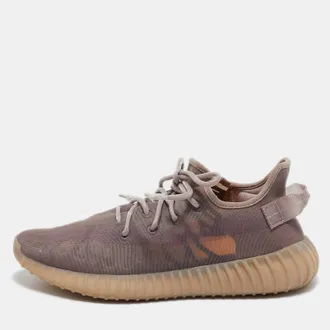 adidas Mauve Purple Mesh Boost 350 V2 Mono Mist Sneakers Size 44