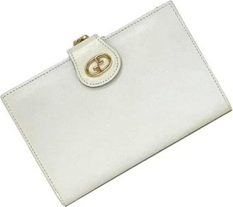 Gucci Pre-owned Wallets, female, White, Size: ONE SIZE Pre-owned Leather wallets