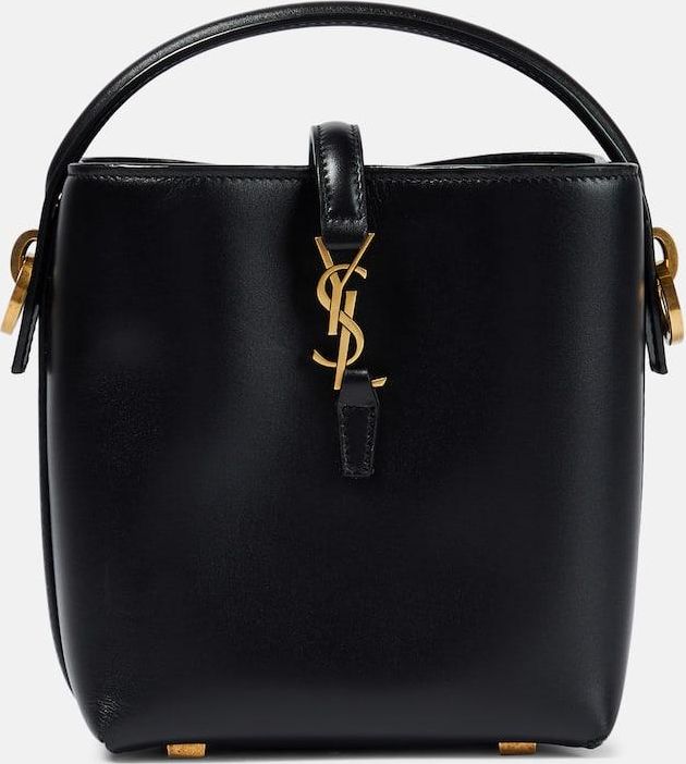 Le 37 Mini leather bucket bag