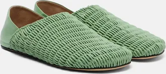 J.W.Anderson Babouche woven leather loafers