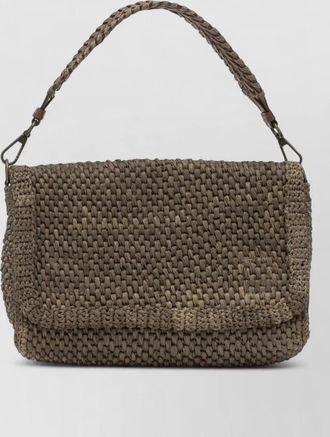 Ibeliv shoulder bag woven texture braided handle hardware