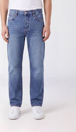 Emporio Armani Jeans J100 a gamba larga in denim stretch a vita media
