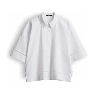 someday Zlana Blouse - Dames - Blouses & Shirts - Wit - Maat: M Katoen