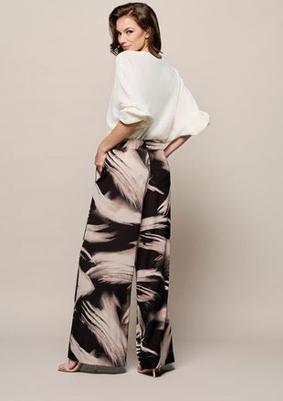 Mart Visser Aiden Print Broek Zwart / Off White