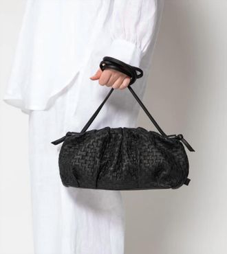 Cleobella Gigi Woven Crossbody Bag In Black