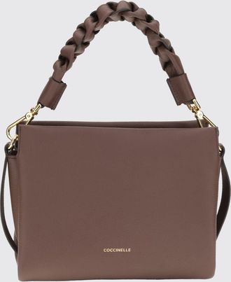 Coccinelle Mini bag a mano Boheme in pelle a grana con manico intrecciato