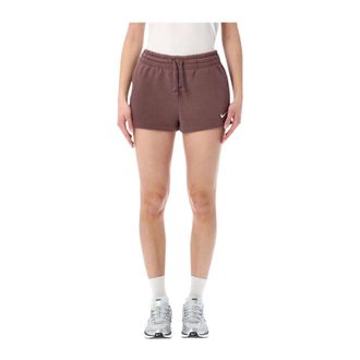 Nike Pantaloncini Sportswear Club Fleece - - Sport - Donna - Marrone - L