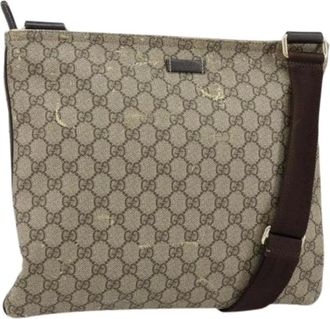 Gucci Pre-owned Cross Body Bags, female, Beige, Size: ONE SIZE Pre-owned Plastic Cross Body Bag