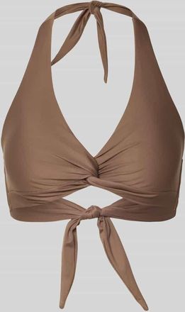 Barts Bikini-Oberteil mit Neckholder Modell Kelli in Mittelbraun, Gr&ouml;&szlig;e 36