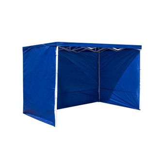 Regalos Miguel Packs Laterales Carpas Plegables - Pack 3 Laterales Lisos Para Carpas 3x2 Eco - Azul