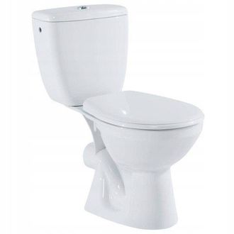 OEM Asiento De Inodoro Compacto Blanco Wc Con Asiento Mito De 3/6 L