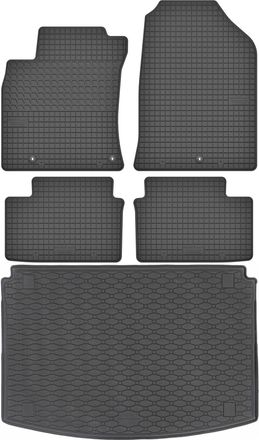 OEM Hyundai I30 Iii Hatchback A Partir De 2020 Set - Alfombrillas De Goma Para Coche + Alfombrilla Para Maletero