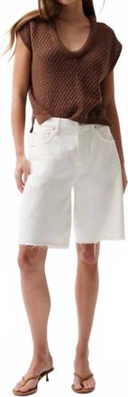 Pistola Denim Nolan Relaxed Short In Paper White