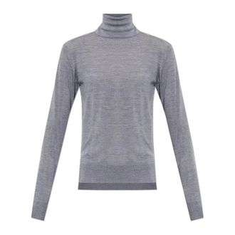 Jil Sander Turtlenecks, female, Gray, Size: XL Turtleneck Sweater