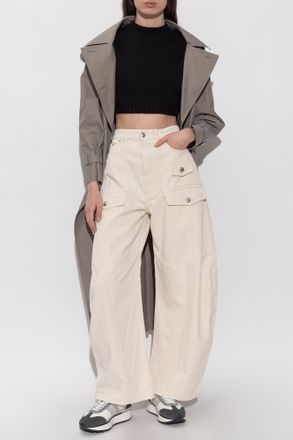Sportmax Fashion Trousers, Womens, Cream