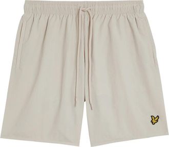 Lyle & Scott Golden Eagle Zwemshorts - Heren - Korte Broeken - Beige - M - Korte Broeken