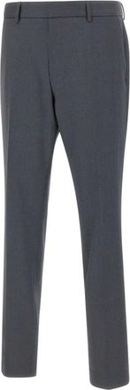 HUGO BOSS Heren, Broeken, Grijs, Maat: 2XL Wol