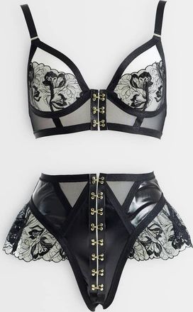 Ann Summers Ecstatic - Set nero senza tassello
