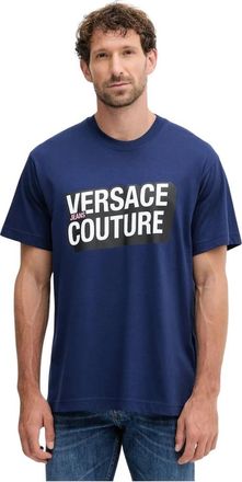 Versace Jeans Couture Hombre, Camisetas, Azul, Talla: S