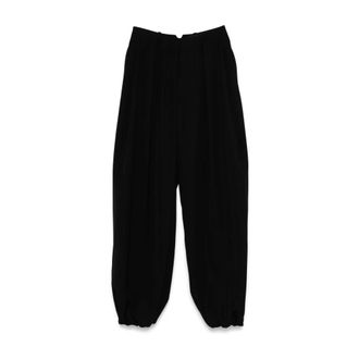 Jacquemus Wide Trousers, female, Black, Size: S Calisson Pants