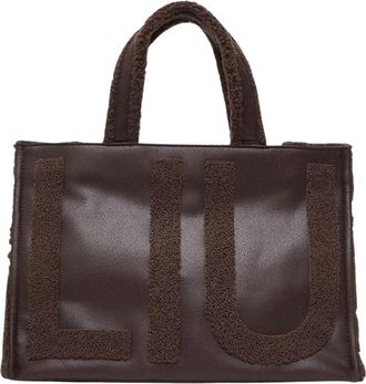 Liu Jo Shopper Bag L - Dames - Shoppers - Bruin - ONE Size - Polyester - Tassen