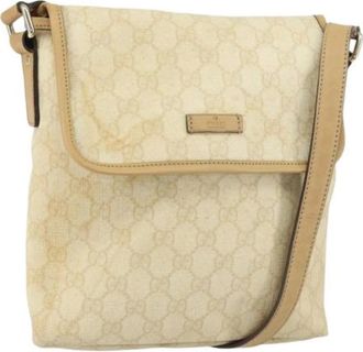 Gucci Pre-owned Cross Body Bags, female, Beige, Size: ONE SIZE Pre-owned Cross Body Bag
