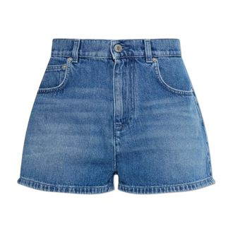 Moschino Denim Shorts - Dames - Denim shorts - Blauw - XS - Denim - Korte Broeken