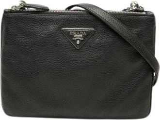 Prada Borsa Crossbody Vintage Pre-owned - - Pre-owned - Donna - Nero - ONE SIZE