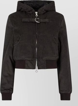 Our Legacy padded cropped hooded bomber jacket