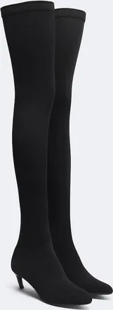 Victoria Beckham Harlow jersey over-the-knee boots