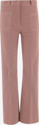 Ql2 Quelledue broek van stretchkatoenfluweel