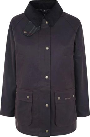 Barbour Chaqueta encerada Acorn - Jackets - Mujer - Negro - XS
