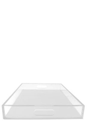 R16 Home White Square Lucite Tray at Nordstrom Rack