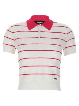 Dsquared2 Striped Polo -Shirt