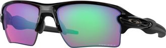 Oakley OO9188 Sunglasses Bundle: OO 9188 FLAK 2.0 XL 918805 Polished Black and Large Blue leash Accessory kit