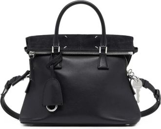 Maison Margiela 5AC Soft Mini - Heren - Handtassen - Zwart - ONE Size - Leer - Tassen