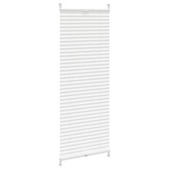 Berkfield Home Plisse Blind 40x125cm White Pleated Blind | Size: 40x125 cm