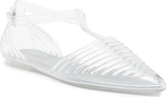 Jeffrey Campbell Squeaky Jelly Flat in Clear at Nordstrom, Size 7