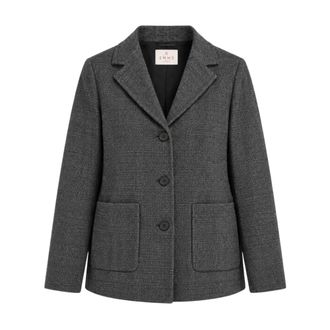 Marella Emmquieto Blazer - Dames - Jassen - Grijs - Maat: 2XS Katoen