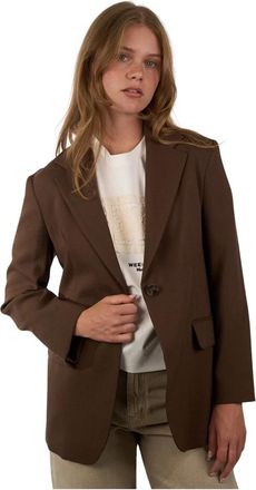 Max Mara Jassen, Dames, Bruin, XS, Wol, Blazers