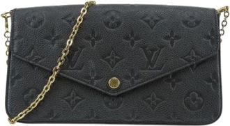 Louis Vuitton Pre-owned Cross Body Bags, female, Black, Size: ONE SIZE Pre-owned Vintage Monogram Empreinte Pouch