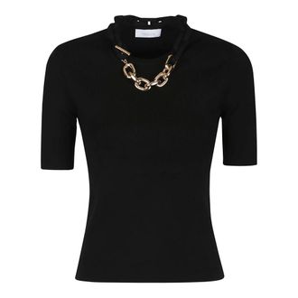 Paco Rabanne Donna, Top, Nero, S, new
