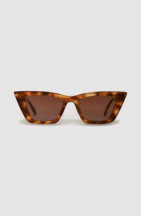 Anine Bing Lille Sunglasses in Tortoise at Nordstrom