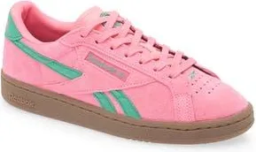 Reebok Club C Grounds Sneaker in Atomicpink/upgradegreen/gum at Nordstrom Rack, Size 7