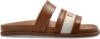 Furla Tide Sandalen - Dames - Sandalen - Bruin - 37 EU - Leer - Schoenen